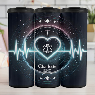 EMT-Herz-Leuchtendes Medizin-Design Thermosbecher