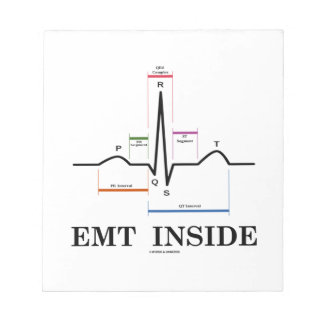 EMT Inside (Sinusrhythmus-Elektrokardiogramm) Notizblock