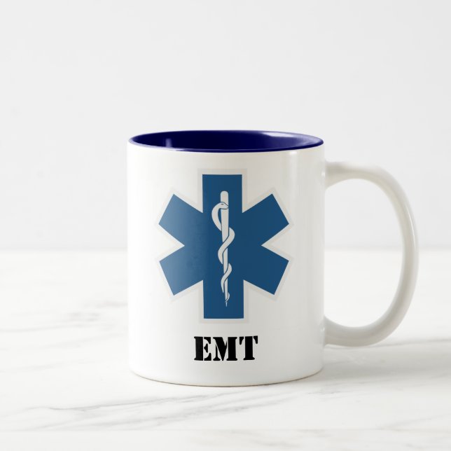 EMT Kaffee Zweifarbige Tasse (Rechts)