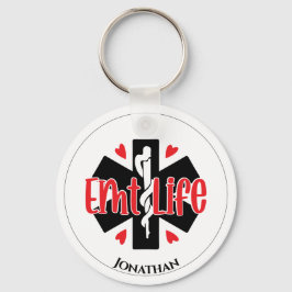 EMT Lebensmedizinisches Personalisiertes Symbol Schlüsselanhänger
