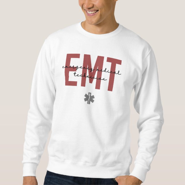 EMT Medizinischer Notfalltechniker Sweatshirt (Vorderseite)