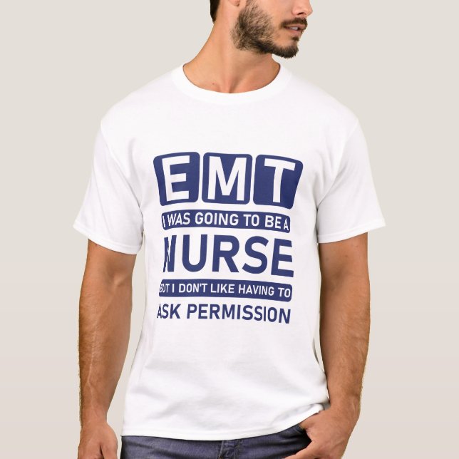 EMT Medizinischer Notfalltechniker T-Shirt (Vorderseite)