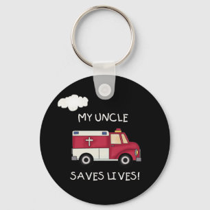 EMT mein Onkel Saves Lives Schlüsselanhänger