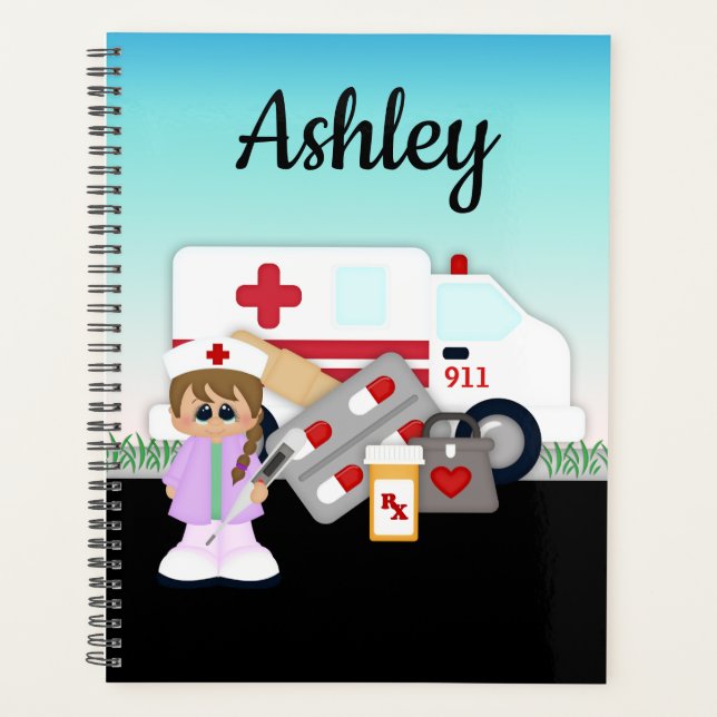 EMT Nurse 911 Emergency Medicine Planner Planer (Vorderseite)