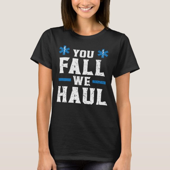EMT Parame des medizinischen Notfalltechnikers T-Shirt (Vorderseite)