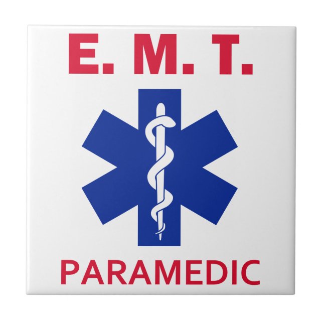 EMT Paramedic Fliese (Vorderseite)