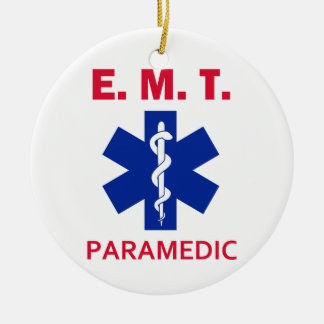 EMT Paramedic Keramik Ornament