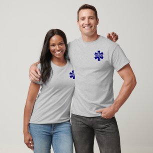 EMT Paramedic Star of Life Individuelle Name T-Shirt