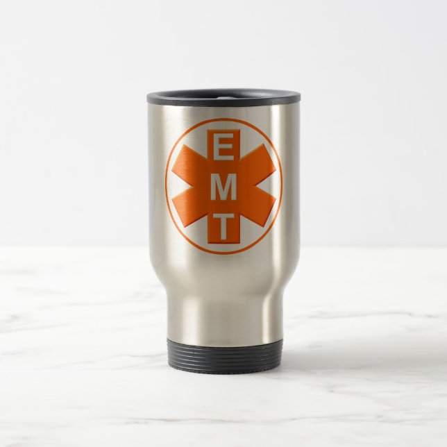 EMT Reise-Tasse - Orange Reisebecher (Mittel)