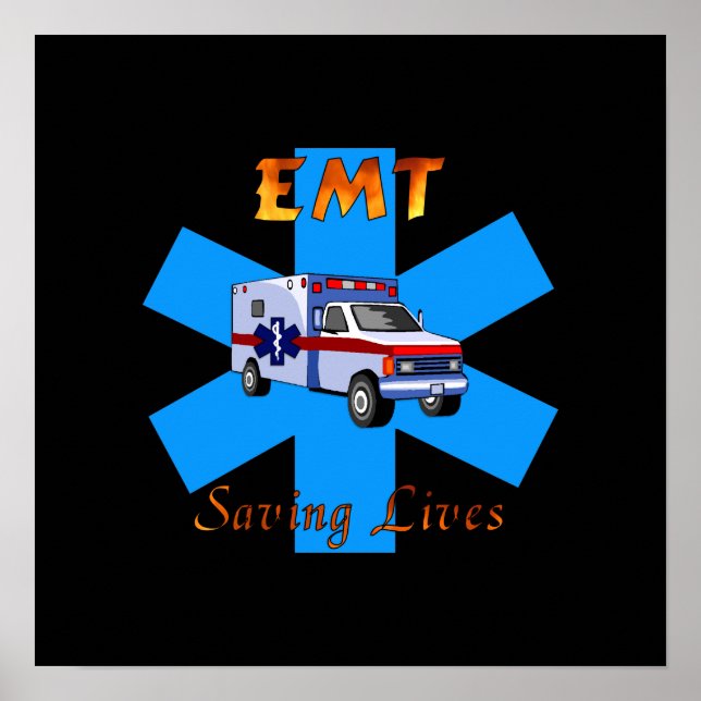 EMT Rettend Leben Poster (Vorne)