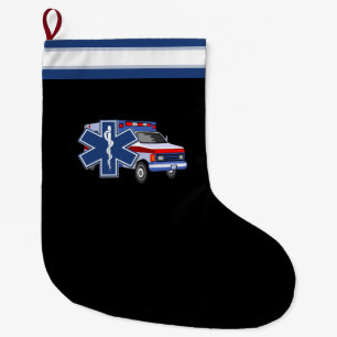 EMT Sanitäter EMS-Krankenwagen Großer Weihnachtsstrumpf