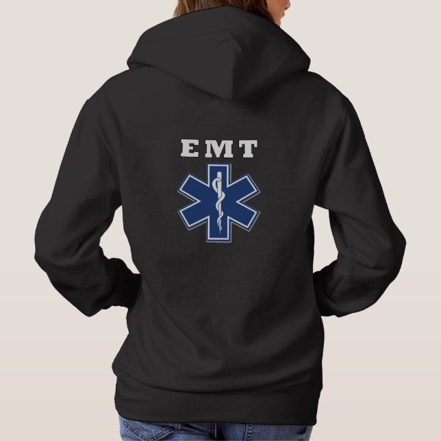 EMT Star of Life Hoodie (Rückseite)