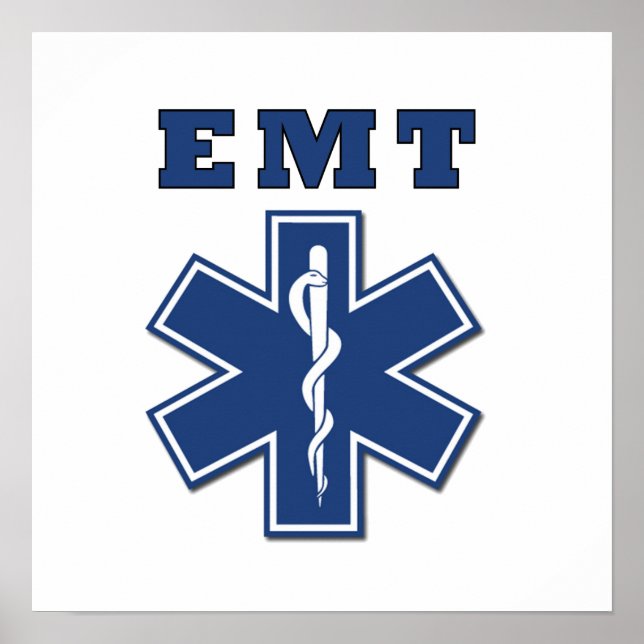 EMT Star of Life Poster (Vorne)