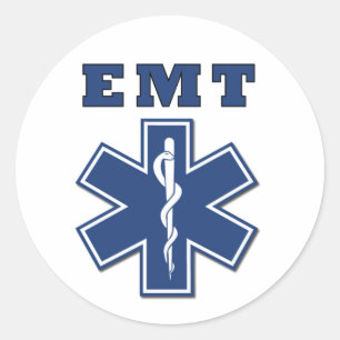 EMT Star of Life Runder Aufkleber