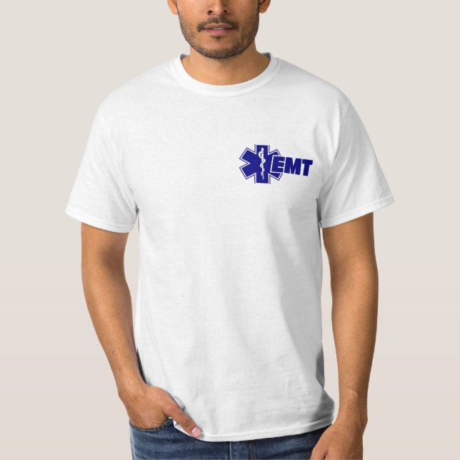 Emt Star of Life Shirt, Feuerwehrgeschenk T-Shirt (Vorderseite)