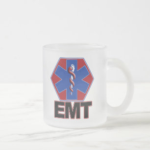 EMT STERN DES LEBEN-SYMBOLS - NOTmedizinische Mattglastasse