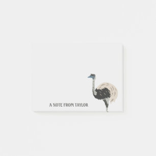 Emu Bird Lovers Personalisiert Post-it Klebezettel