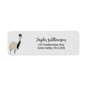 Emu Bird Lovers Rücksendeadresse