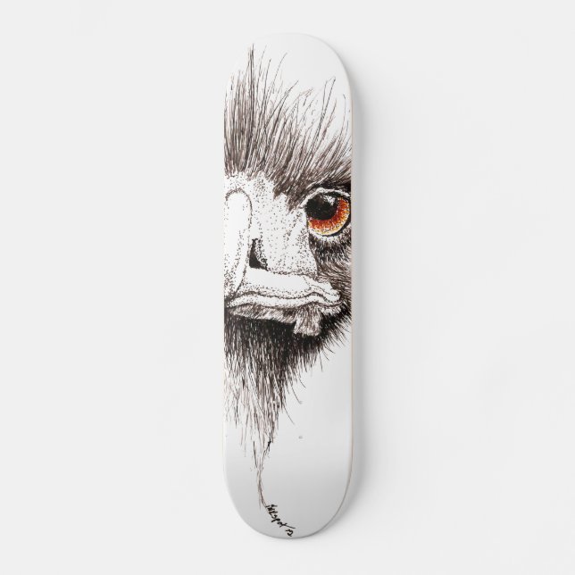 Emu durch Inkspot Skateboard (Vorderseite)