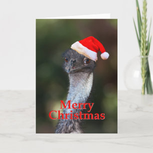 Emu Merry Christmas Feiertagskarte