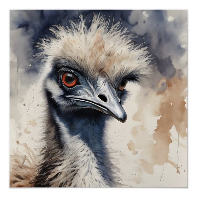 Emu no 1 Glossy Poster (Vorderseite)