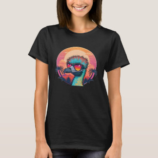 Emu Vintage Straußensommer Cooler tropischer Sonne T-Shirt
