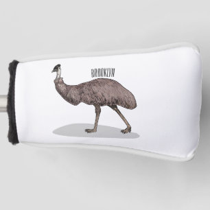 Emu Vogel Cartoon Golf Headcover