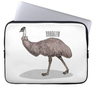 Emu Vogel Cartoon Laptopschutzhülle