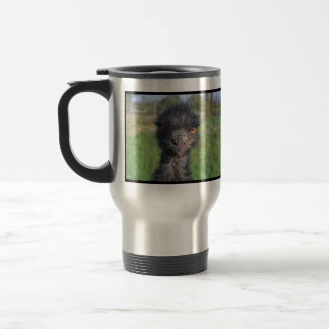 Emu-Vogel-Reise-Tasse Reisebecher (Links)
