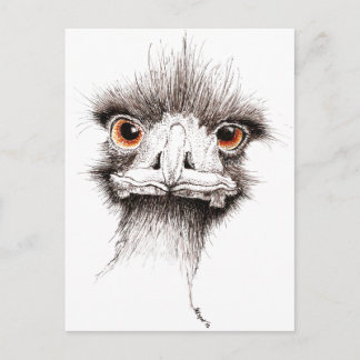 Emu von Inkspot Postkarte
