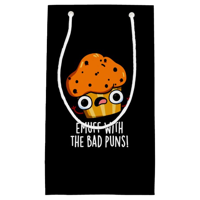 Emuff mit schlechten Punnen Nahrungsschleife pun d Kleine Geschenktüte (Vorderseite)