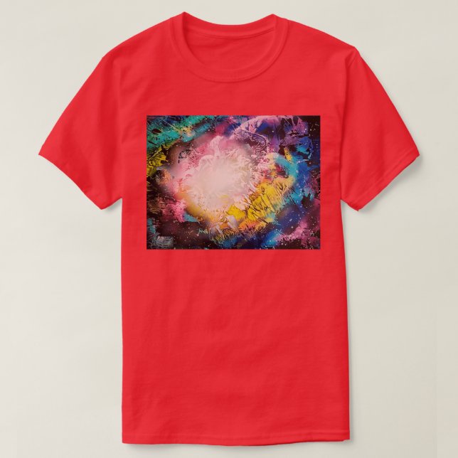 Emulsionierte Ablenkung T-Shirt (Design vorne)