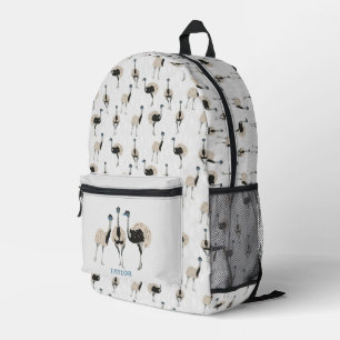 Emus Bird Lovers Personalisiert Bedruckter Rucksack