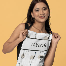 Emus Bird Lovers Personalisiert Schürze