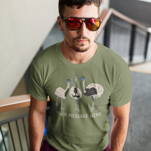 Emus Bird Lovers Personalisiert T-Shirt (Von Creator hochgeladen)
