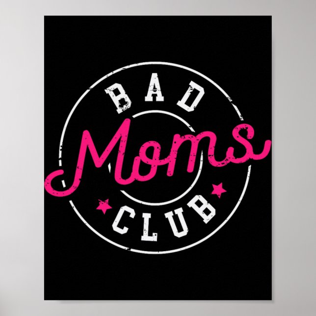 Emwered Strong Women Hustle Boss Mom Wife Bad Moms Poster (Vorne)