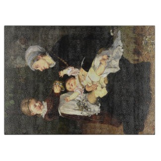 En Ammes Besøg - Bertha Wegmann Fine Art Schneidebrett