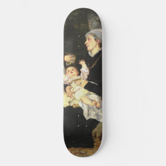 En Ammes Besøg - Bertha Wegmann Fine Art Skateboard