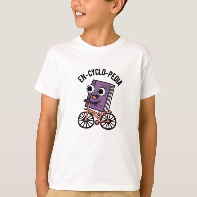 En-Cyclo-Pedia Funny Encyclopedia Pun T-Shirt (Vorderseite)