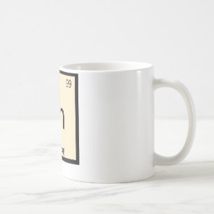 En - Eierpunsch-Chemie-Periodensystem-Symbol Kaffeetasse
