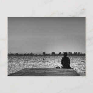En el muelle postkarte