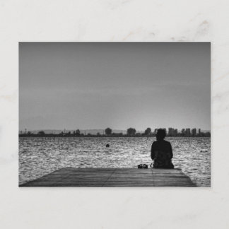 En el muelle postkarte