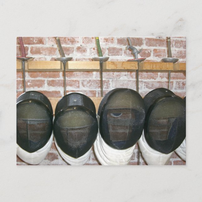 En Garde Postkarte (Vorderseite)