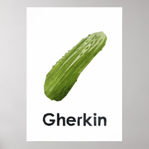 En - Gherkin-Poster Poster