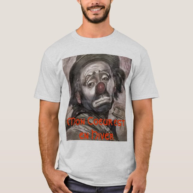 En Hiver Montages Coeur est T-Shirt (Vorderseite)