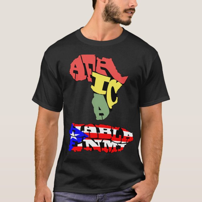En MI Afrika-Habla T-Shirt (Vorderseite)