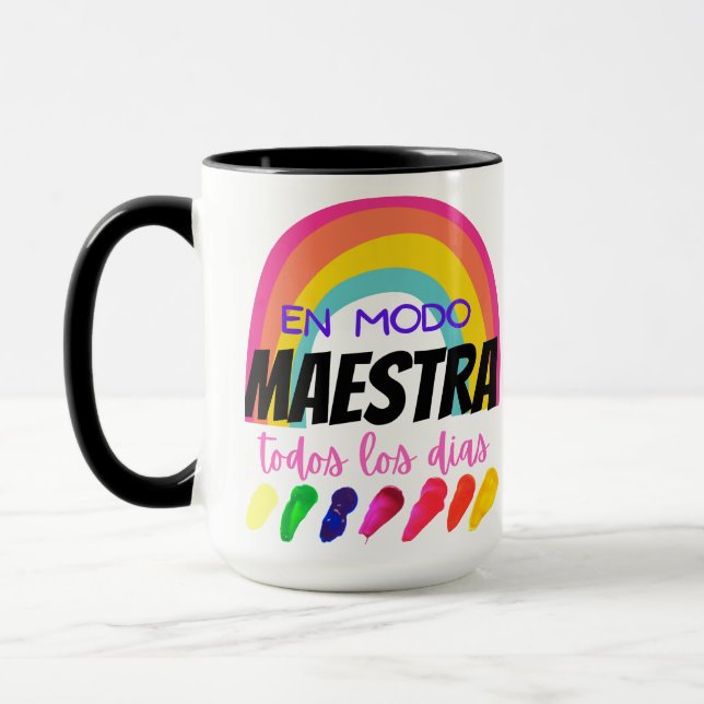 En modo Maestra / Teacher Stimmung Tasse (Links)