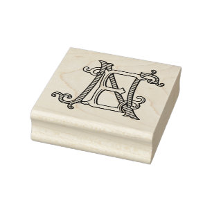 EN Monogramm NE Monogramm Gummi Tinte Briefmarke Gummistempel