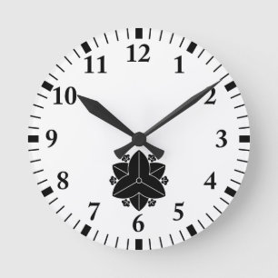 En-nosuke Ichikawa Runde Wanduhr