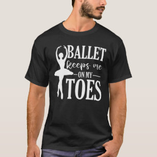 En Pointe Ballet Dancer Ballerina Tanz Bellinzona T-Shirt